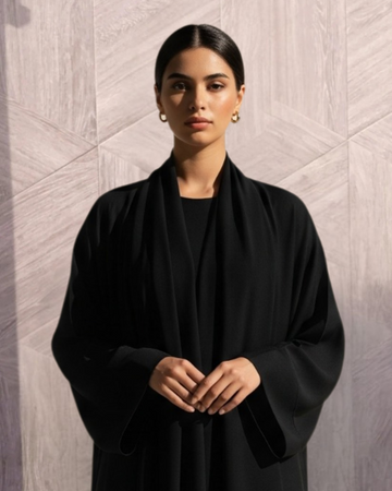Layali Black Abaya