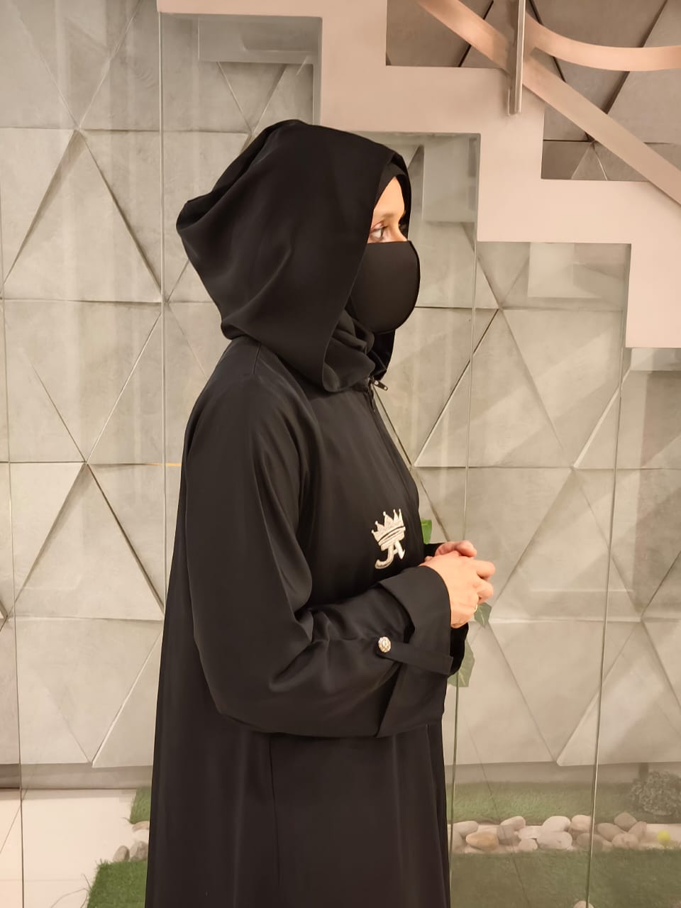 Sabr Heart Abaya - Dhaagey