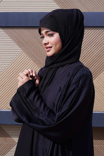 Midnight Cascade Abaya - Dhaagey