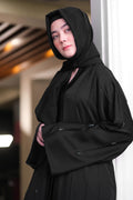 Twilight Black Sapphire Abaya - Dhaagey