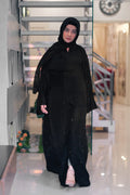 Twilight Black Sapphire Abaya - Dhaagey