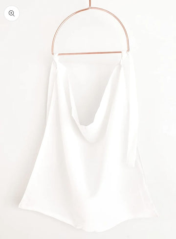 White Tie-up Niqab