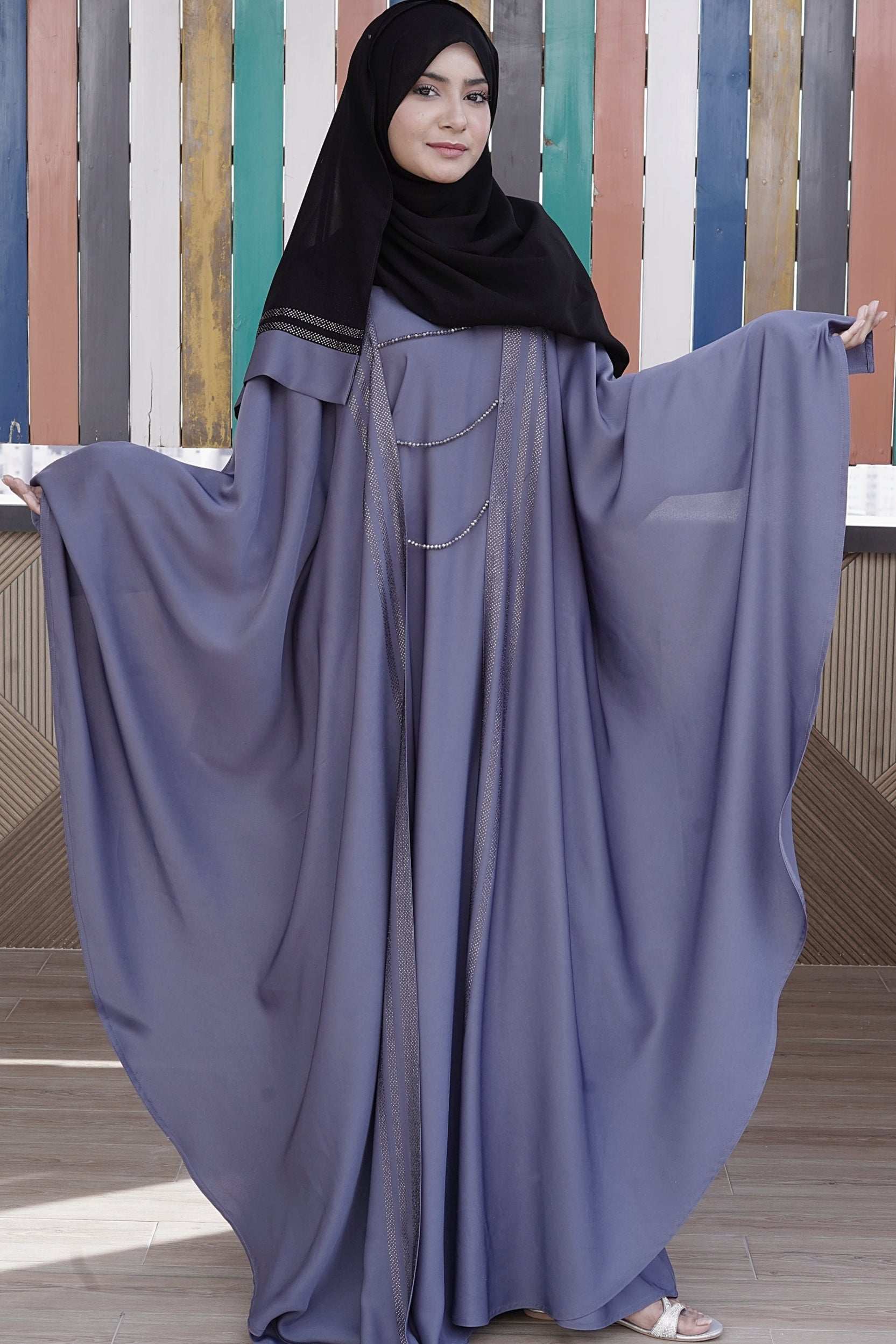 Whispering Butterfly Abaya - Dhaagey 