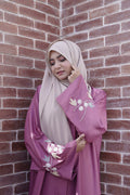 Dusky Petal Abaya - Dhaagey 