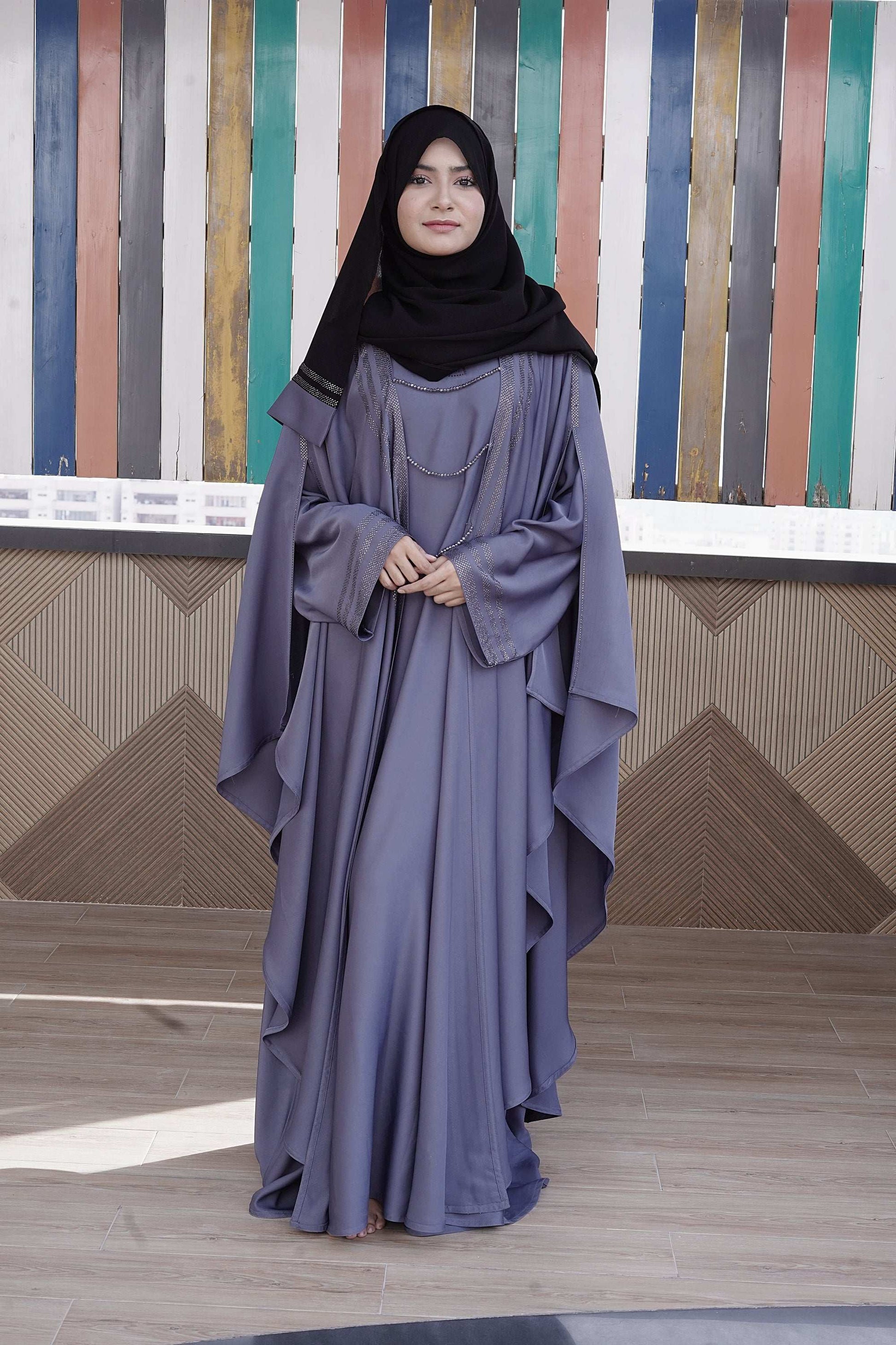 Whispering Butterfly Abaya - Dhaagey 