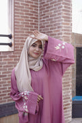Dusky Petal Abaya - Dhaagey 