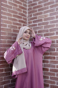 Dusky Petal Abaya - Dhaagey 