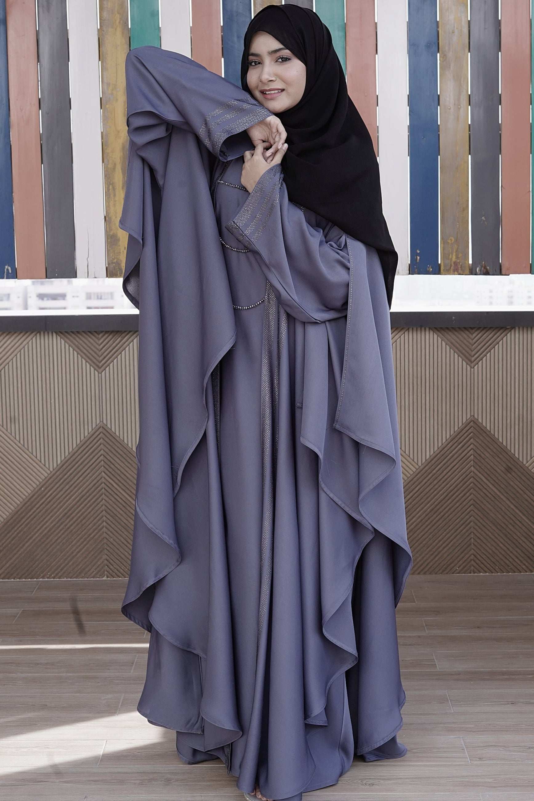 Whispering Butterfly Abaya - Dhaagey 