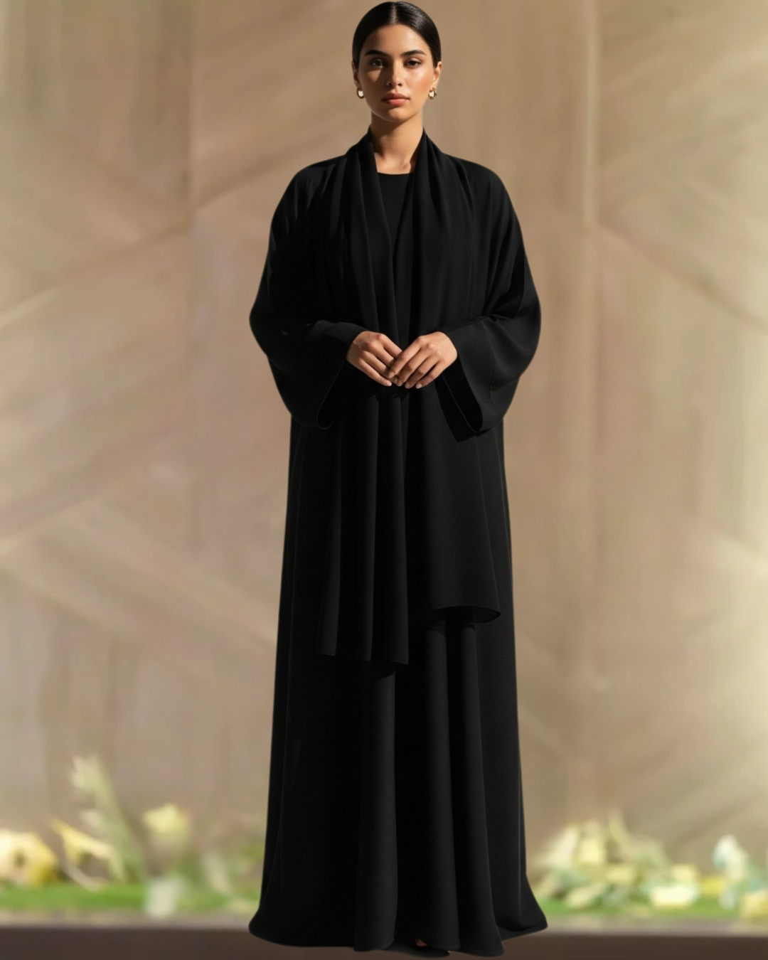 Layali Black Abaya