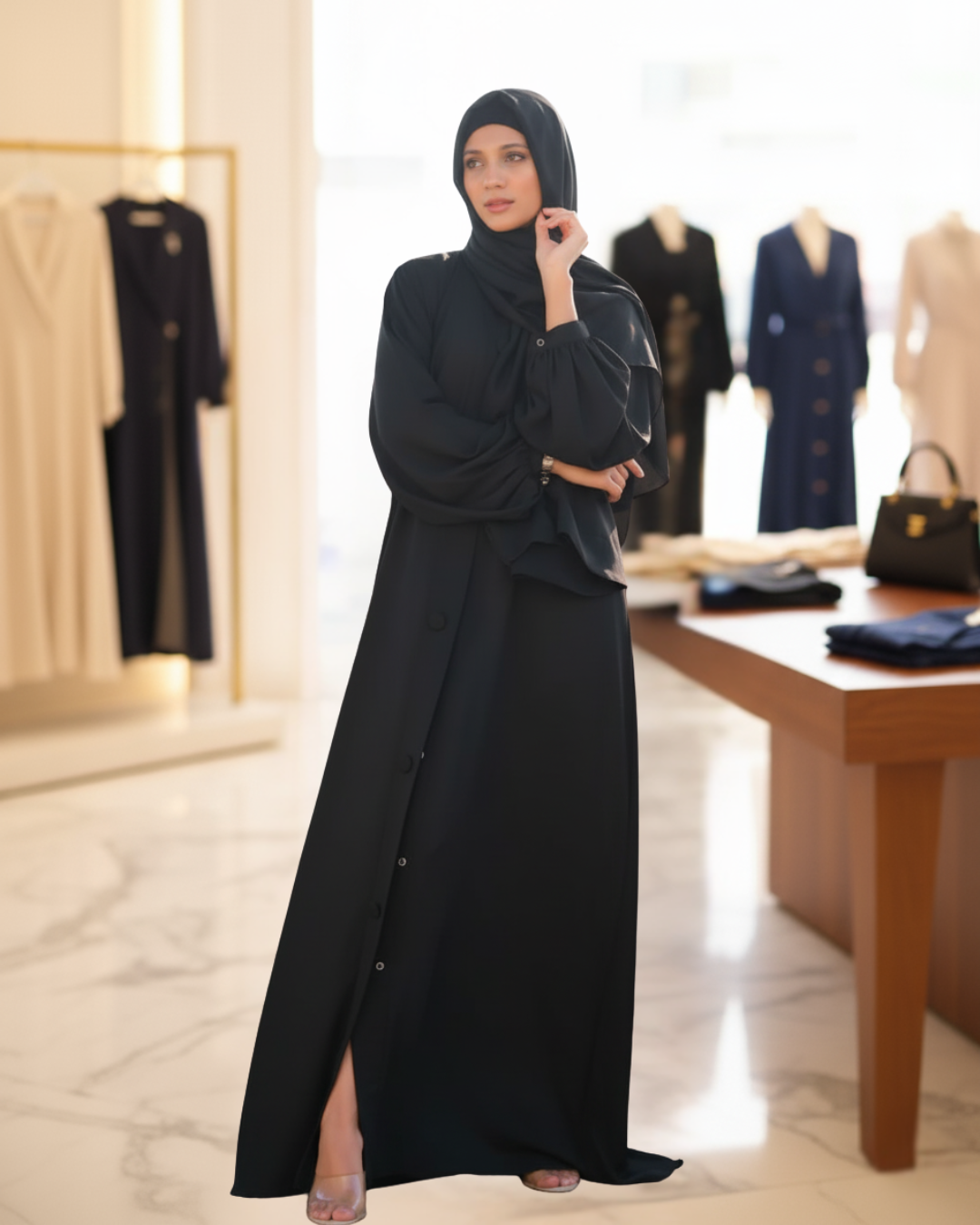 Black Finesse Abaya