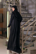 Emerald Black Abaya - Dhaagey 