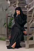 Emerald Black Abaya - Dhaagey 