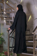 Emerald Black Abaya - Dhaagey 