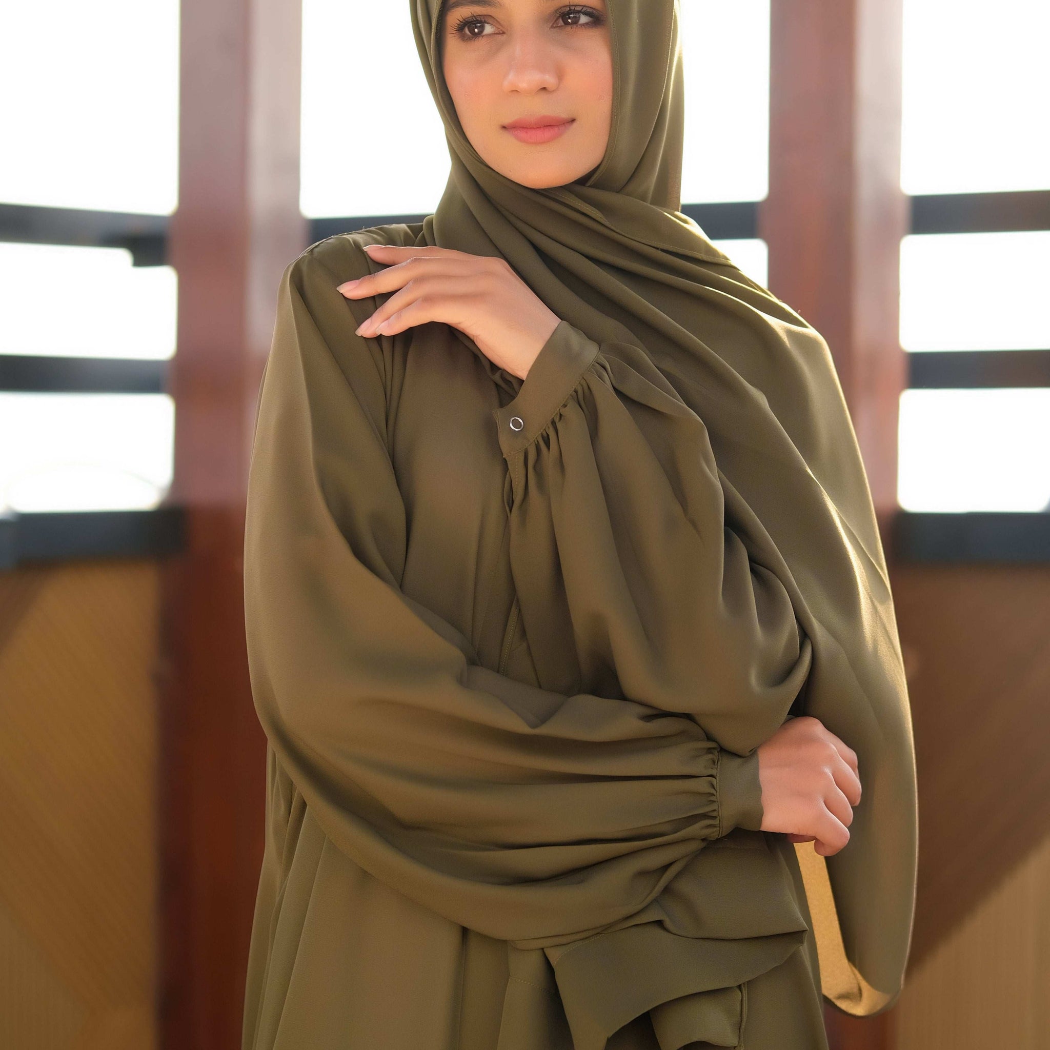 Forest Finesse Abaya - Dhaagey 