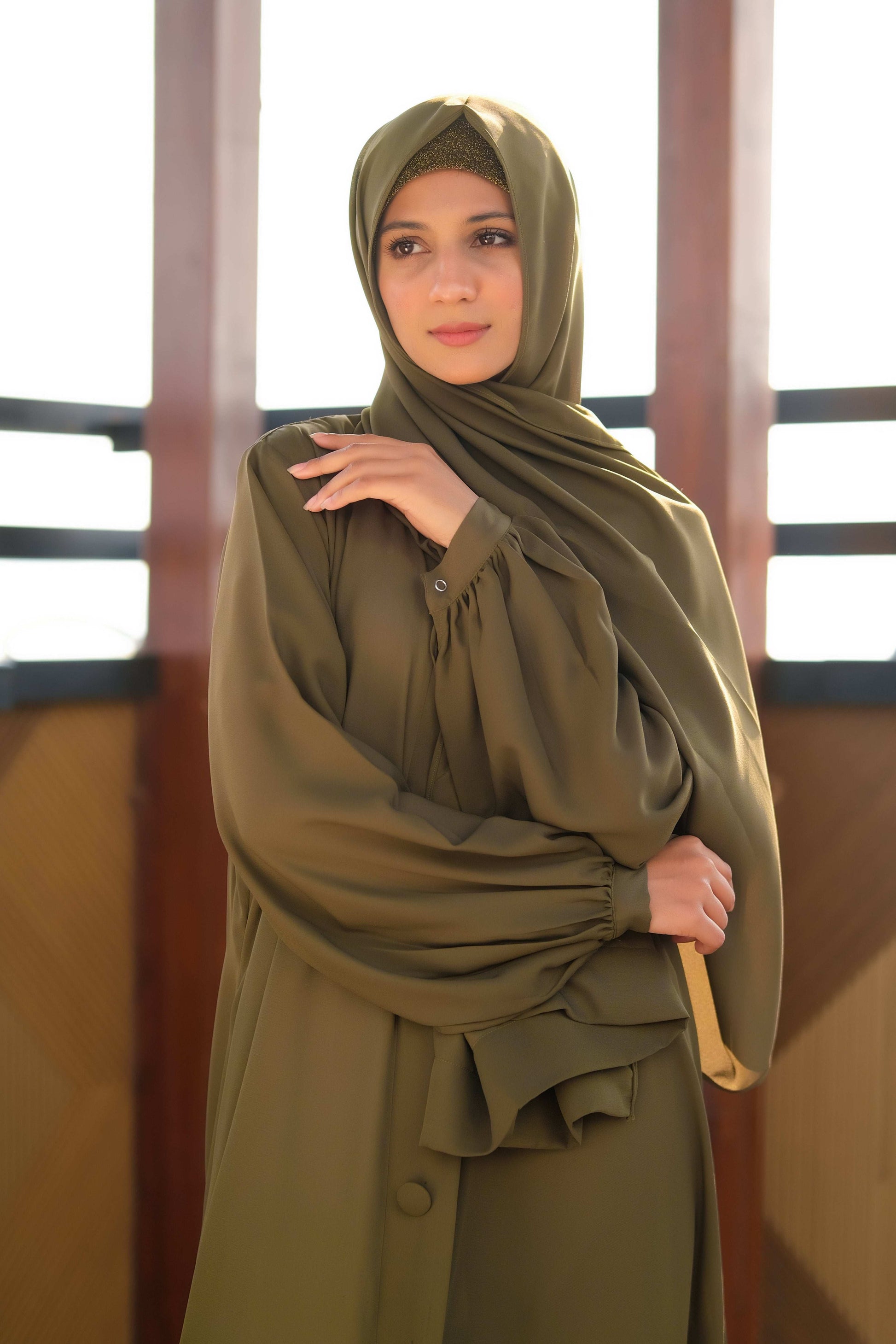 Forest Finesse Abaya - Dhaagey 