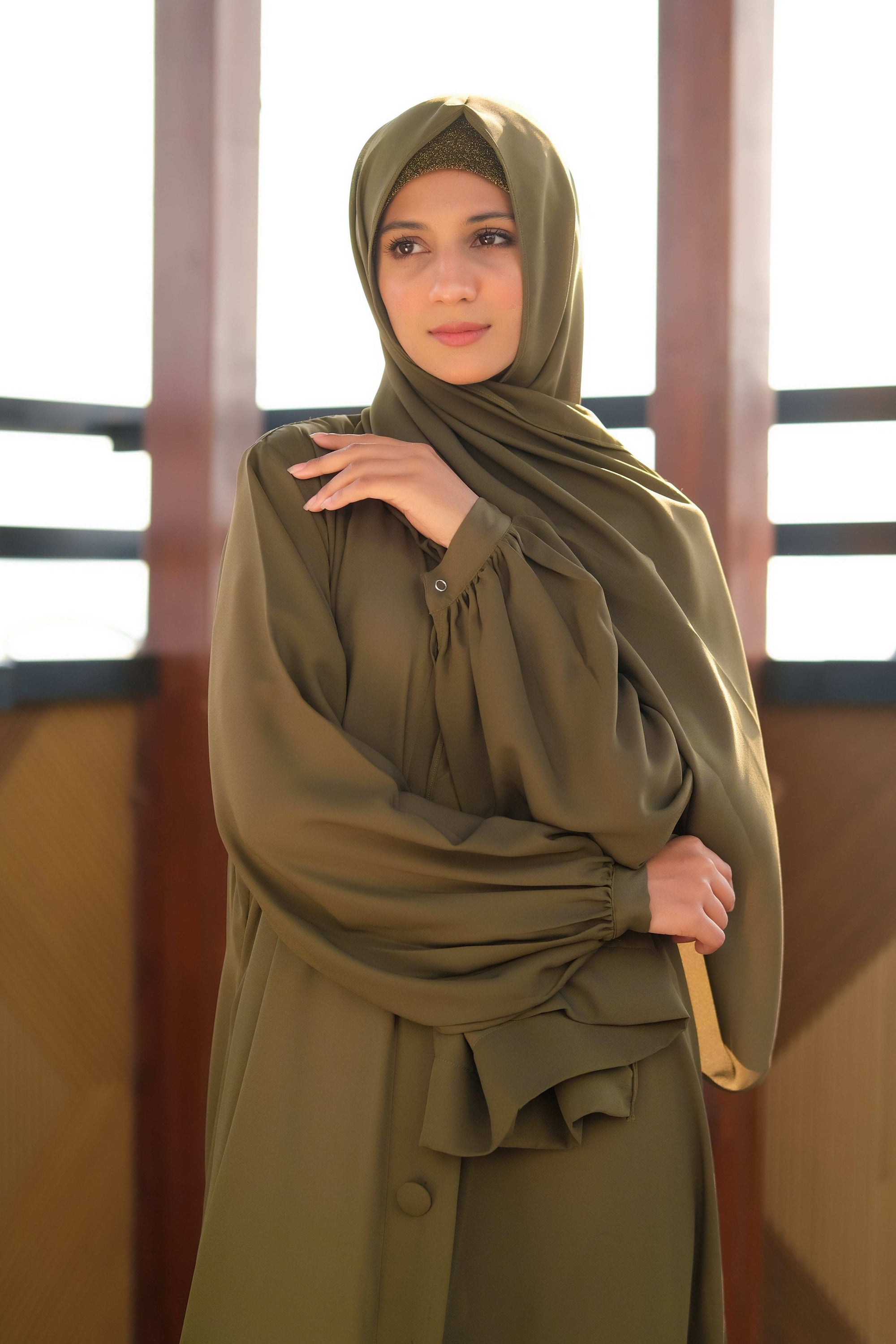 Forest Finesse Abaya - Dhaagey 