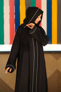 Hayat Black Abaya - Dhaagey 