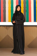 Hayat Black Abaya - Dhaagey 