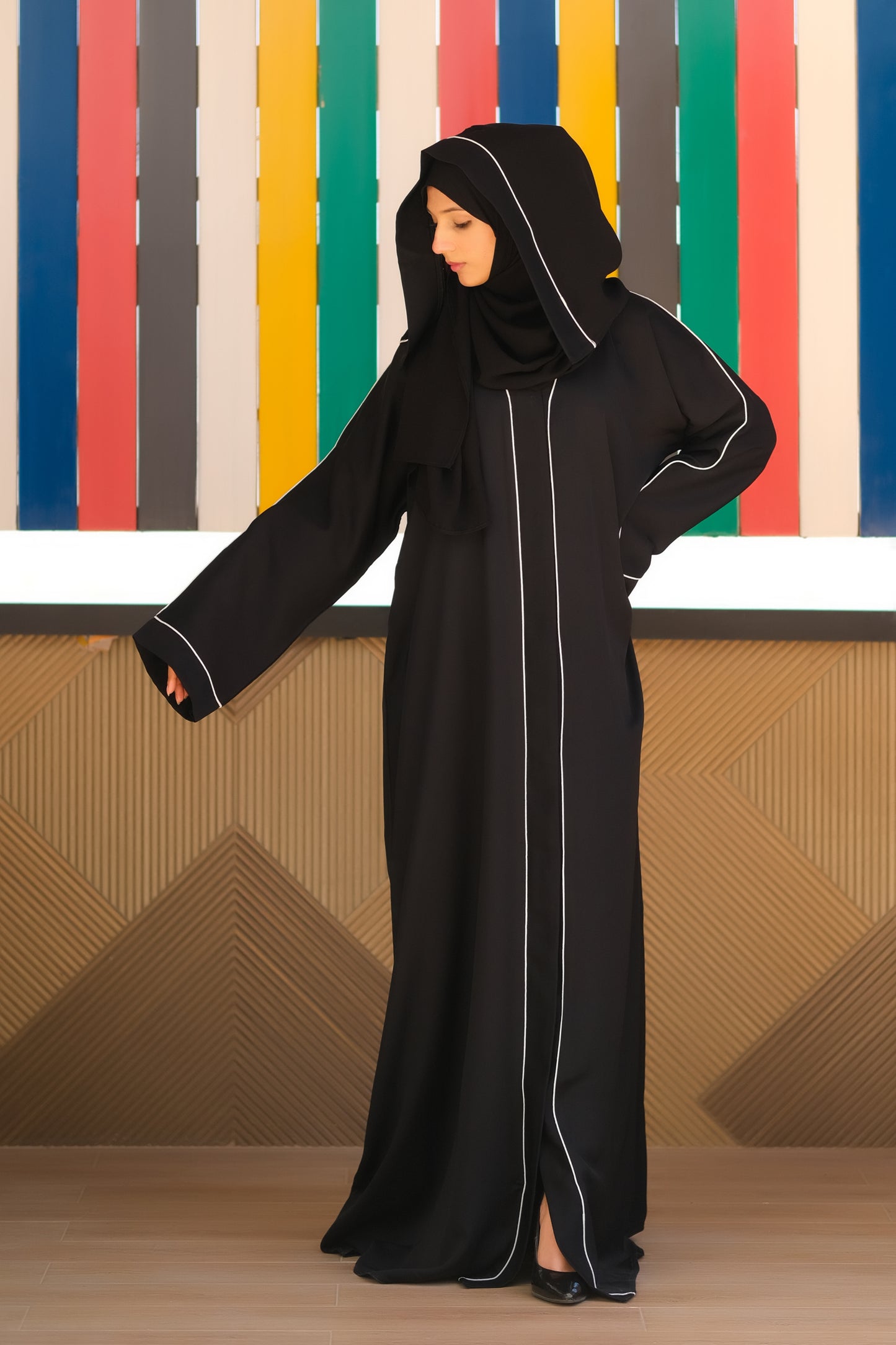 Hayat Black Abaya