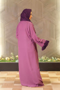 Lavender Dusk Abaya - Dhaagey 