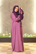 Lavender Dusk Abaya - Dhaagey 