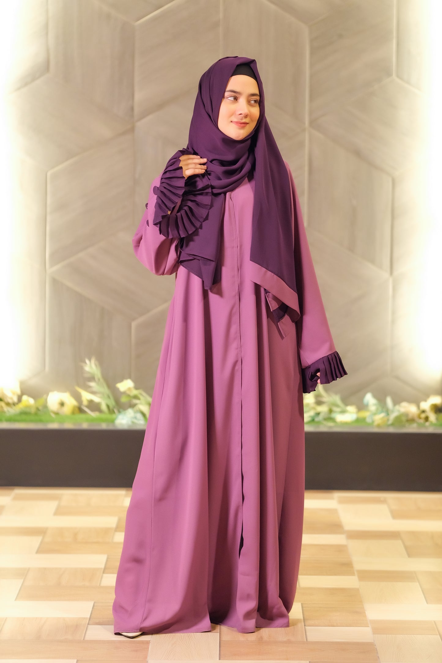 Lavender Dusk Abaya