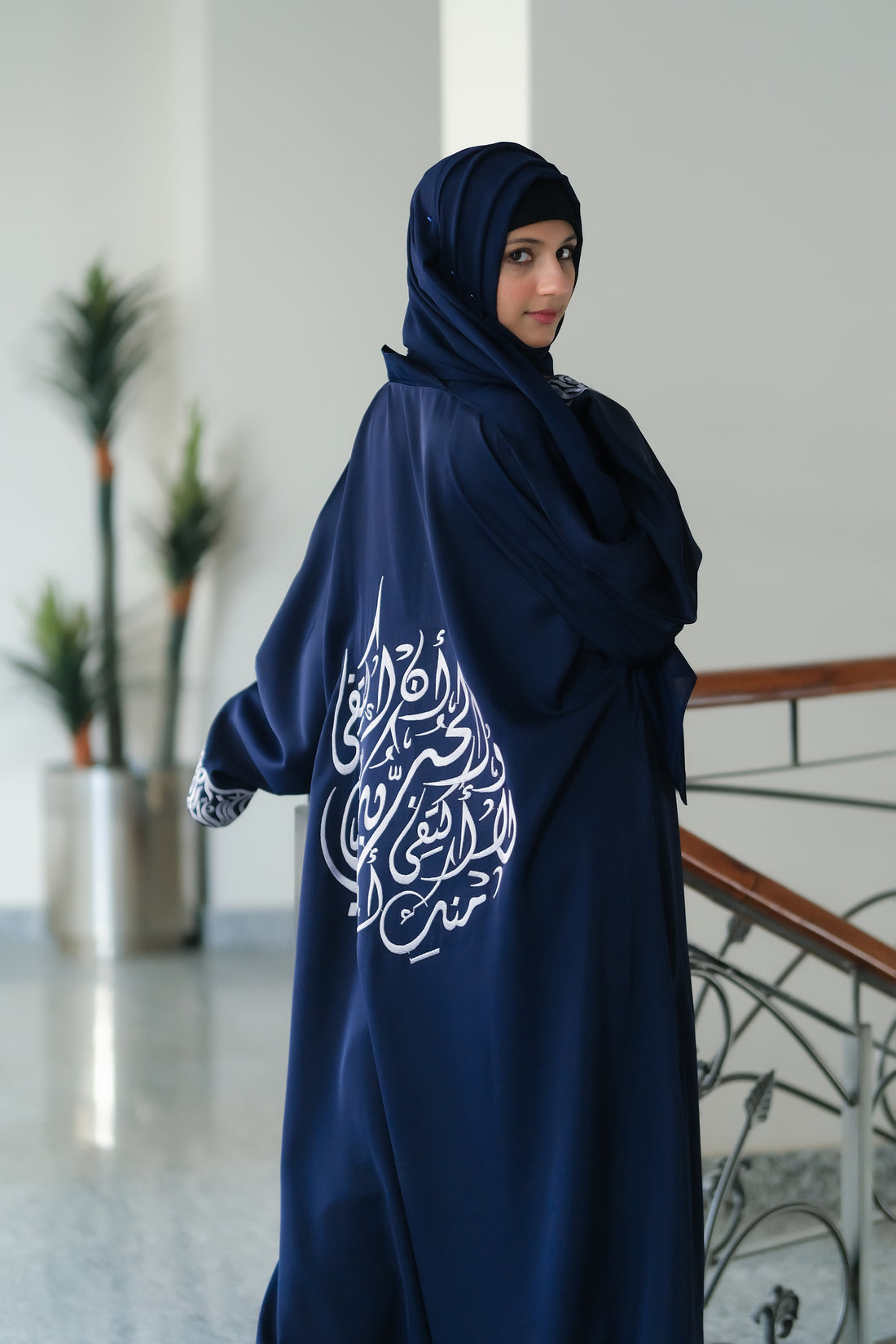 Marwah Calligraphy Abaya
