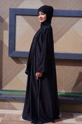 Midnight Cascade Abaya - Dhaagey 