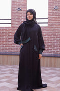 Midnight Ivy Abaya - Dhaagey 
