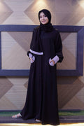 Midnight Moss Abaya - Dhaagey 