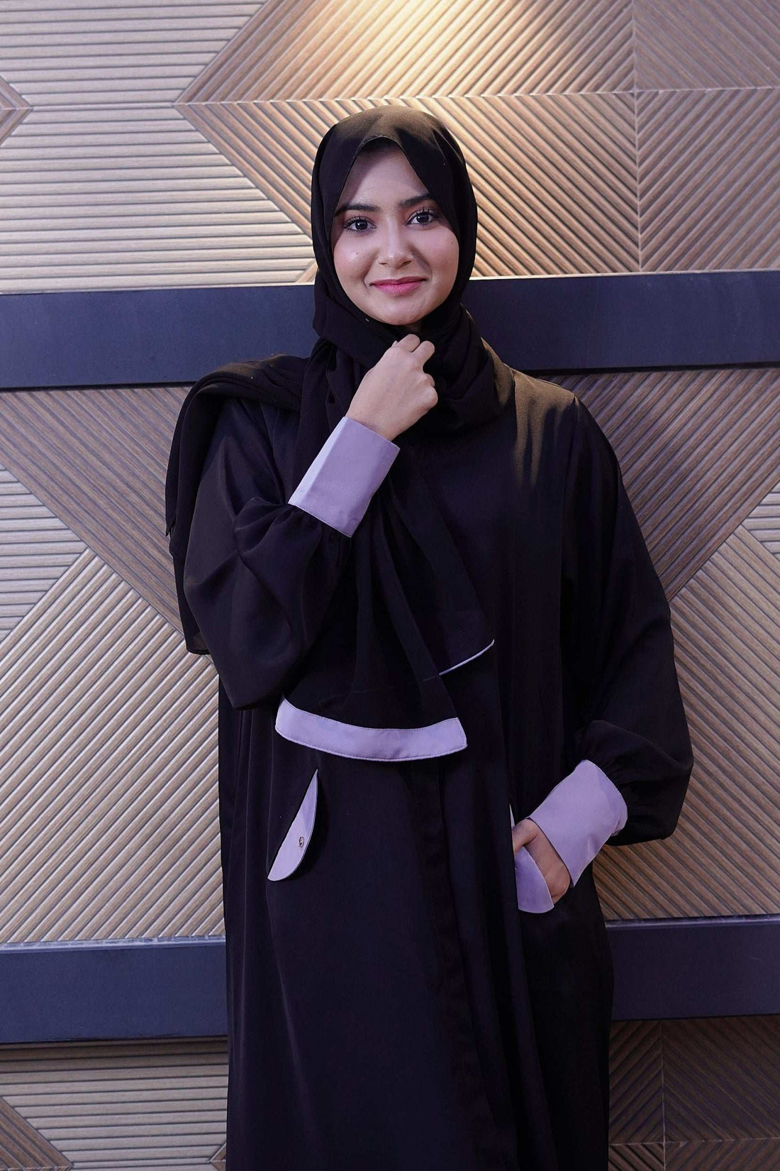 Midnight Moss Abaya - Dhaagey 