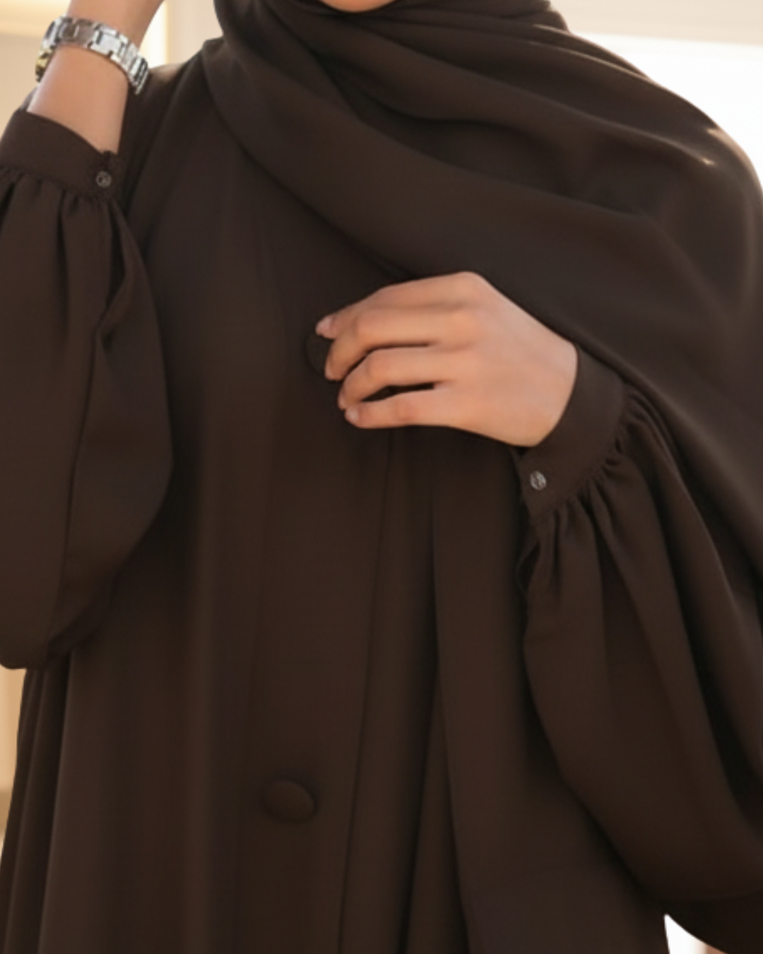 Mocha Finesse Abaya