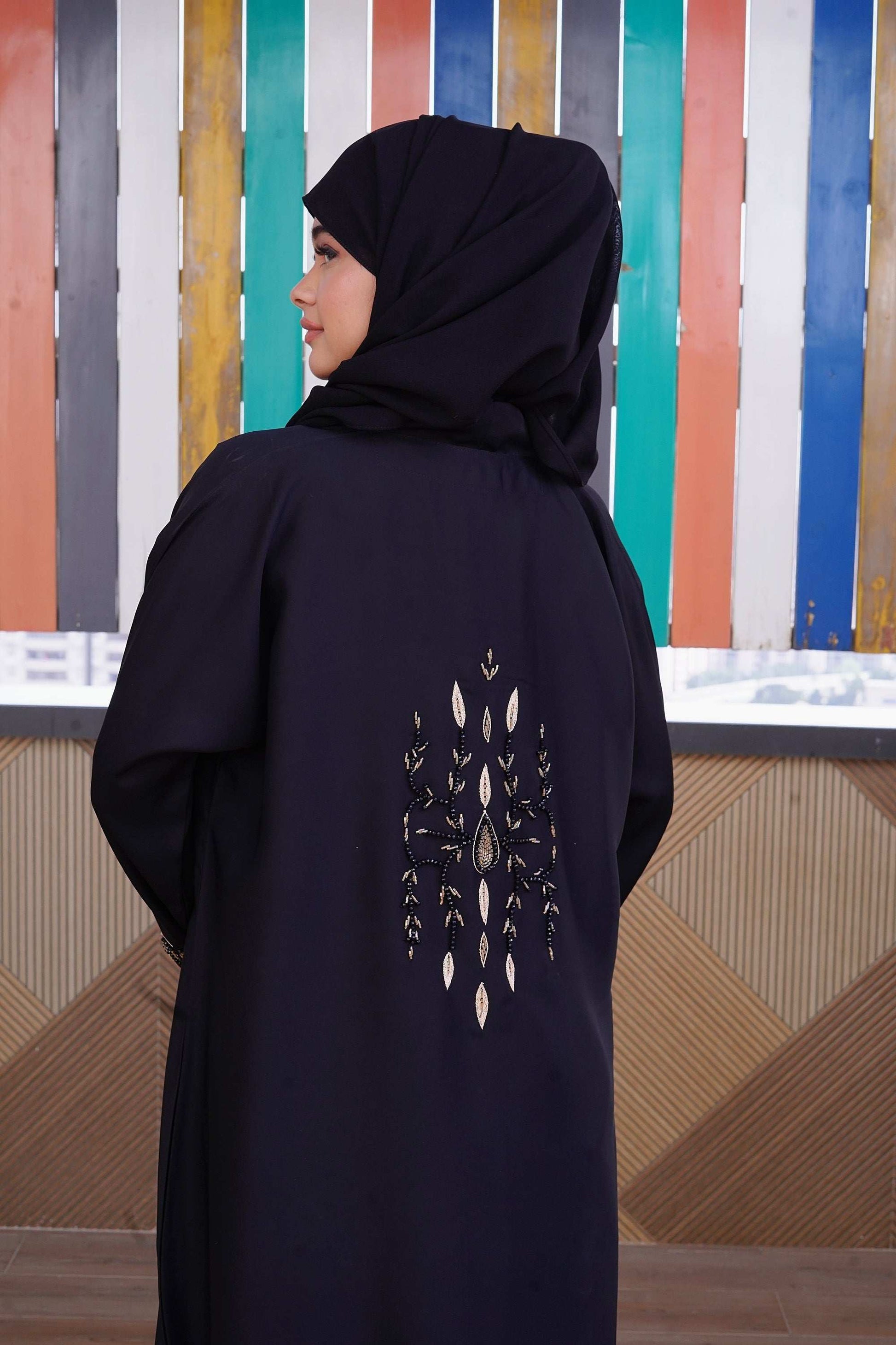 Noir Majesty Abaya - Dhaagey 