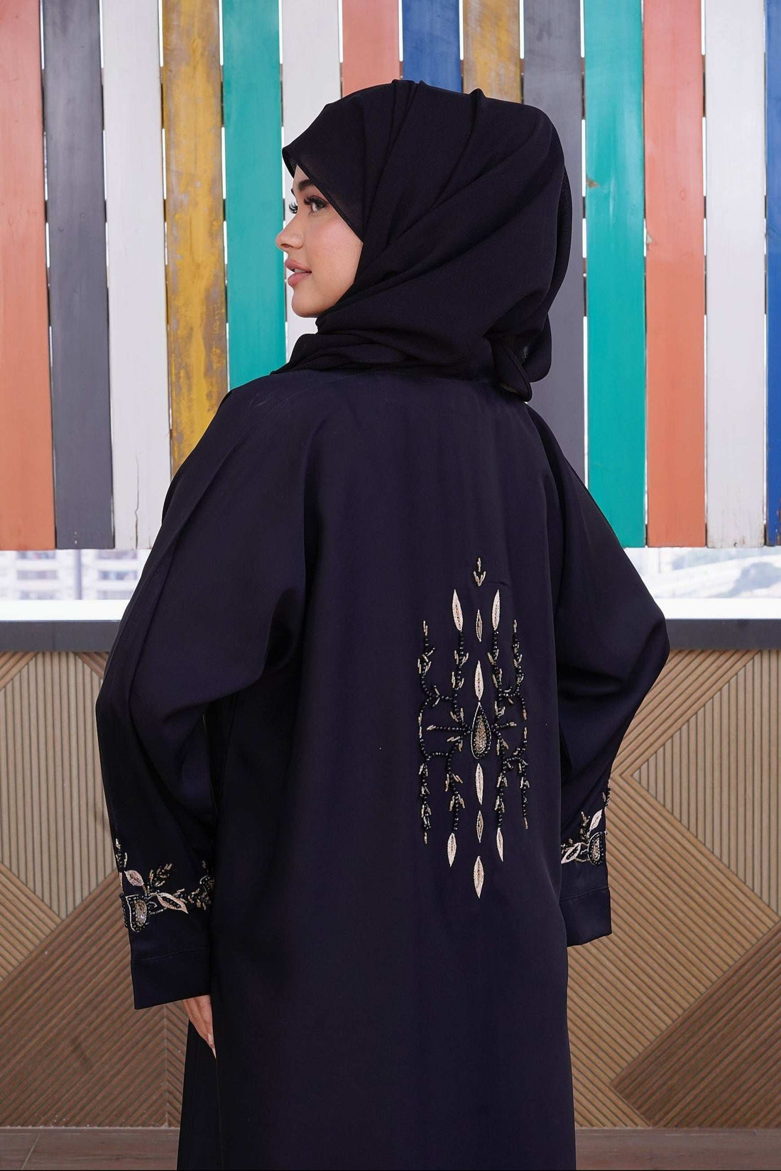 Noir Majesty Abaya - Dhaagey 
