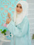 Nura Light Green Layer Abaya
