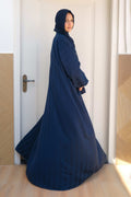 Oceanic Elegance Abaya - Dhaagey 