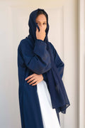 Oceanic Elegance Abaya - Dhaagey 