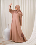 Petal Edge Abaya - Dhaagey