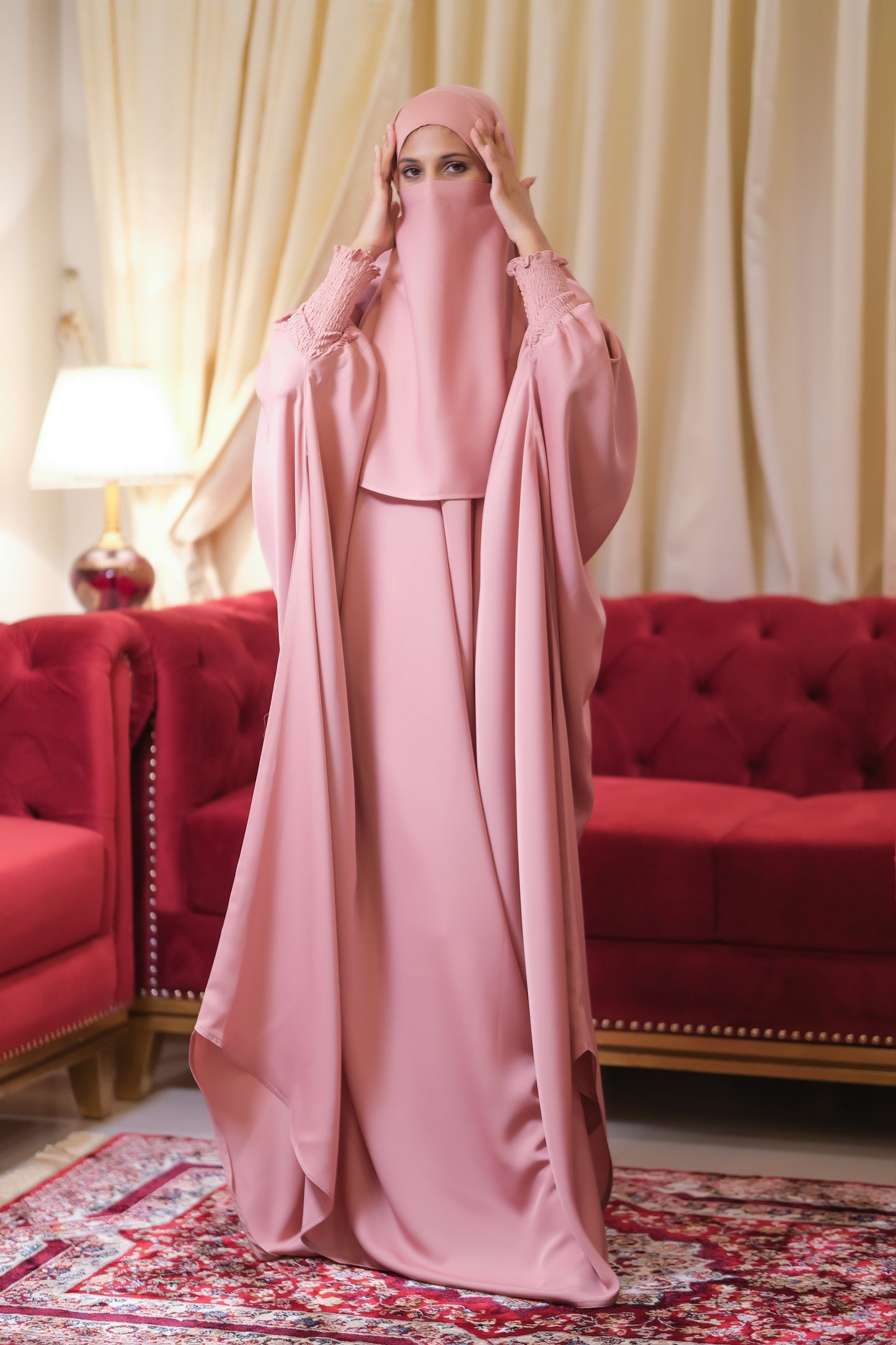 Pink French Jilbab