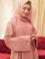 Rose Radiance Crystal Abaya - Dhaagey 