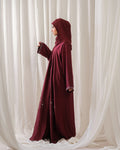 Ruby Vine Abaya - Dhaagey