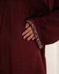 Ruby Vine Abaya - Dhaagey