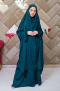 Teal Bliss Jilbab - Dhaagey 