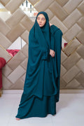 Teal Bliss Jilbab - Dhaagey 