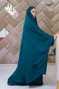 Teal Bliss Jilbab - Dhaagey 