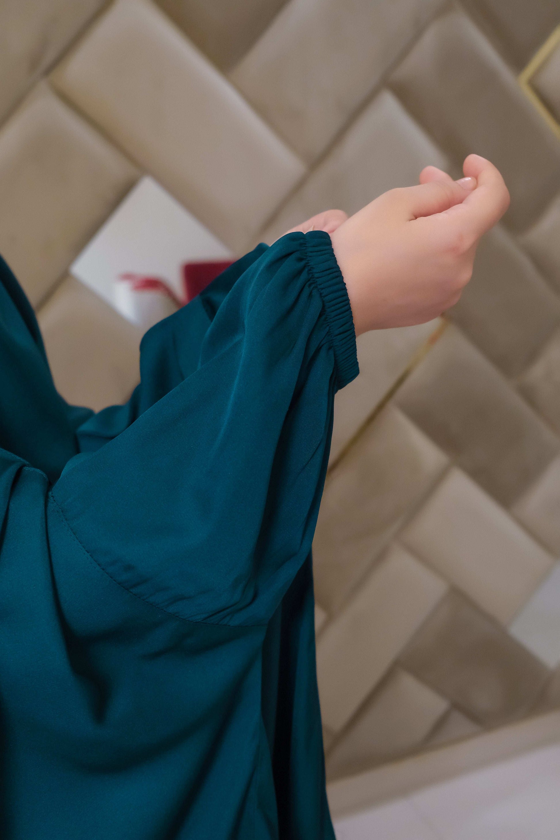 Teal Bliss Jilbab - Dhaagey 
