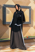 Timeless Striped Abaya - Dhaagey 