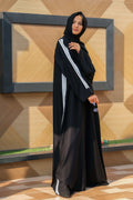 Timeless Striped Abaya - Dhaagey 