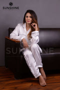 White Silk Nightdress - Dhaagey 