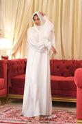 White Orchid Abaya - Dhaagey 